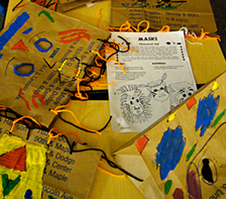 teaching African crafts