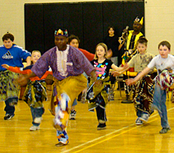 teaching African dance