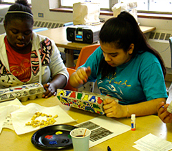 teaching African crafts